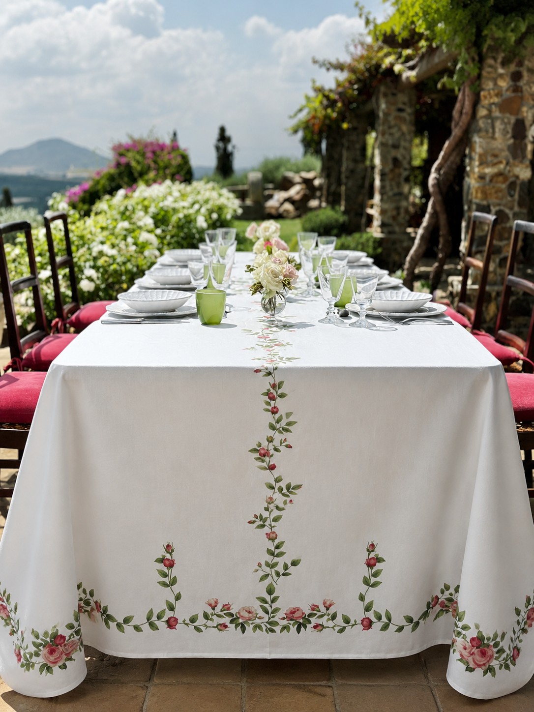 Festive tablecloth